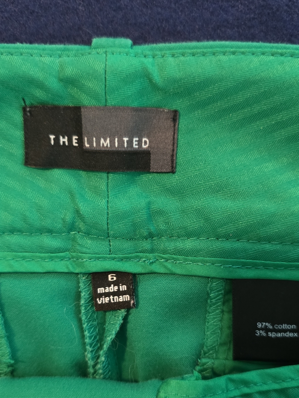 The Limited Bright Green Tailored Bermudas - Picture 2 of 4